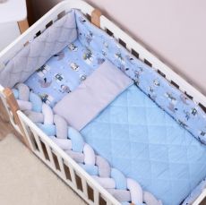 Дитячий постільний комплект Baby Veres Velour Brave (5 одиниць), бавовна-велюр
